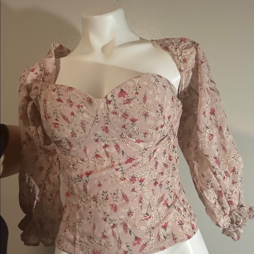 Floral Pink Women's Top